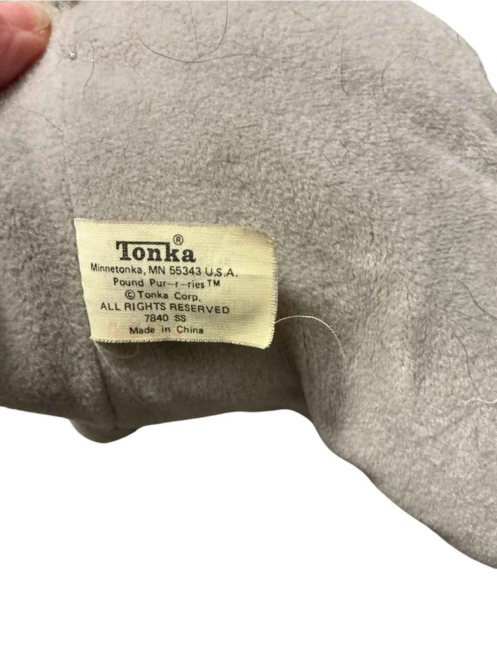 Vintage 1980s Tonka Pound Pur-r-ries